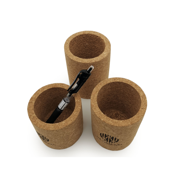 Cork Pen Pencil Holder, Desk Storage Organizer for Office, Home or Locker, Business Gift - 图片 7