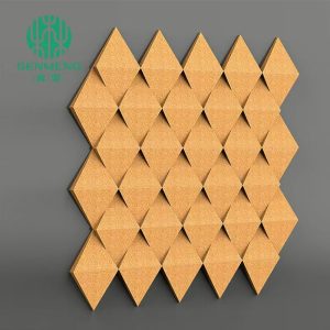 Sound Proof and Heat Insulation Cork Wall Panels 300x300x30mm