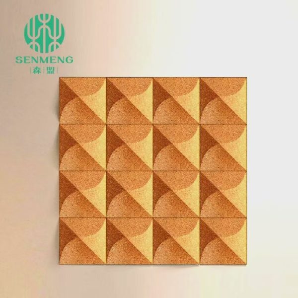 Natural Cork Wall Tiles Premium Quality Heat Insulation Cork wall Panels - 图片 2