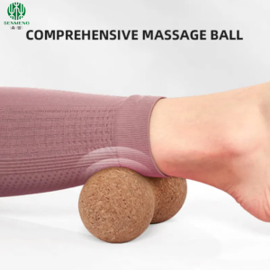 Customized Cork Peanut Balls Perfect for Yoga Studios, Fitness Brands and Retail