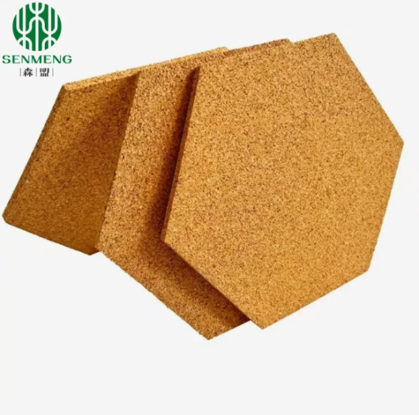 Customized Premium Quality Hexagon Message Cork Board Photo Wall Cork Board - 图片 3