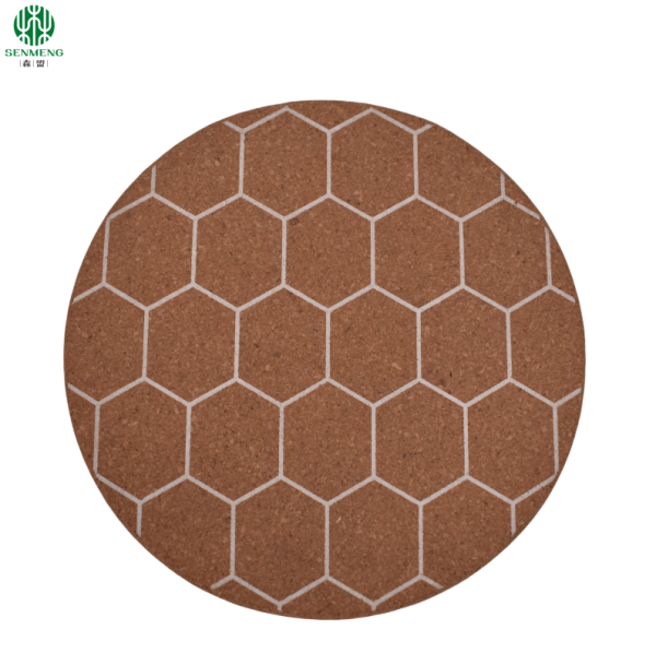 Durable Printed Stylish Cork Drink Coasters Perfect for Home Office and Events - 图片 5
