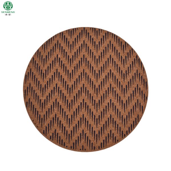 Durable Printed Stylish Cork Drink Coasters Perfect for Home Office and Events - 图片 3