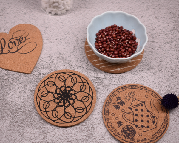 Eco-Friendly Cork Drink Coasters  Heat-Resistant Absorbent & Durable - 图片 5
