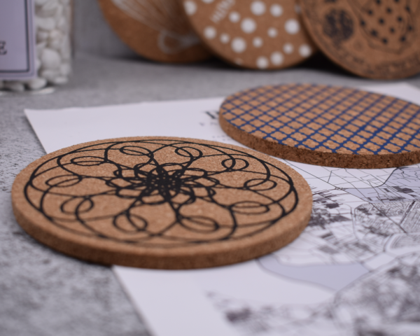 Eco-Friendly Cork Drink Coasters  Heat-Resistant Absorbent & Durable - 图片 6