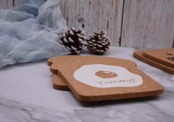 Heat Resistant Cork Placemats Waterproof, Heat Proof Table Protector, Non-Slip Natural Hard Placemats - 图片 3