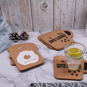 Heat Resistant Cork Placemats Waterproof, Heat Proof Table Protector, Non-Slip Natural Hard Placemats