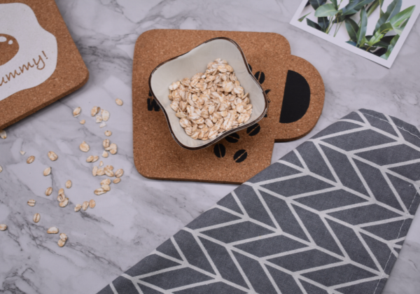 Heat Resistant Cork Placemats Waterproof, Heat Proof Table Protector, Non-Slip Natural Hard Placemats - 图片 5