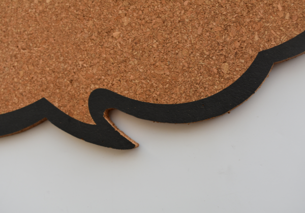 Cork Board Bulletin Board  Message Noticeboard Memo Shape Display Pinboard - 图片 2