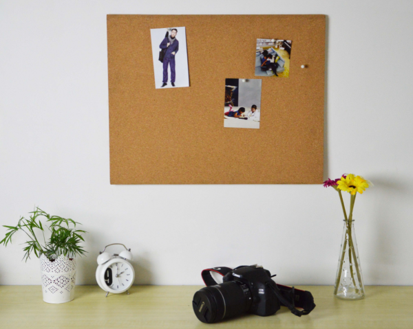 Office Bulliten Board for Walls, Push Pin Board for Walls, 12 x 12 Inch Cork Board - 图片 2