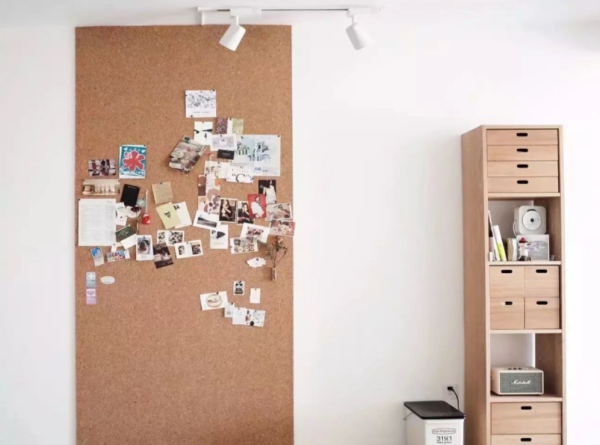 Office Bulliten Board for Walls, Push Pin Board for Walls, 12 x 12 Inch Cork Board - 图片 3