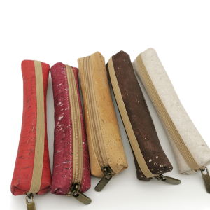 Cute Pencil Case Pouch, Cork Fabric Design, Multipurpose Cork Pencil,Pen Pouch