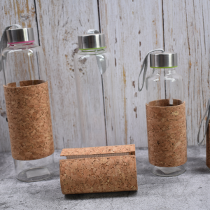 Water Bottle Cork Fabric Protective Sleeve  Customized Design With Premium Quality