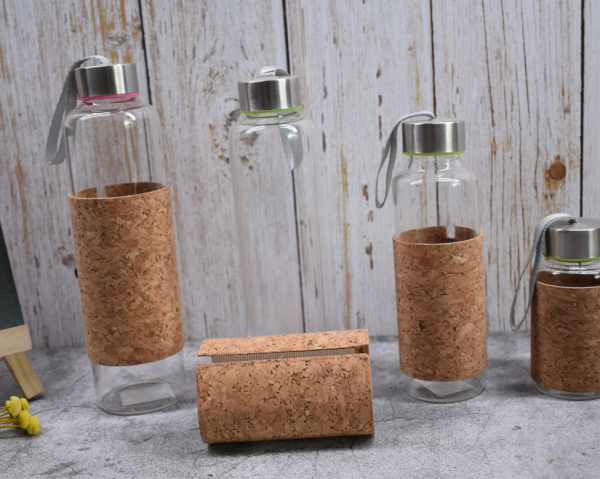 Water Bottle Cork Fabric Protective Sleeve  Customized Design With Premium Quality