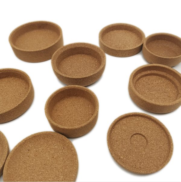 Removeable Cork Bottom Cup Base and Splash Proof Lid,Premium Quality Cork Base - 图片 2