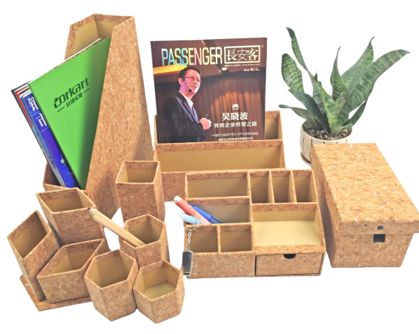 Premium Quality Creative Cork Fabric Pen Organizer,Desk Organizer  Customized  Design - 图片 2