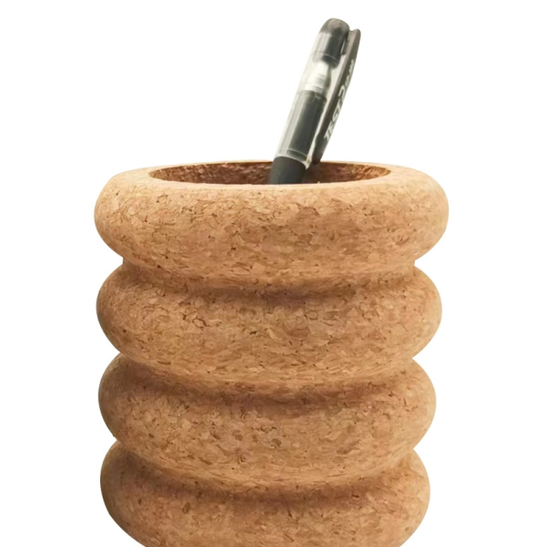 Eco-Friendly OEM Multiuse Cork Pen Holder Desk Organizer - 图片 2