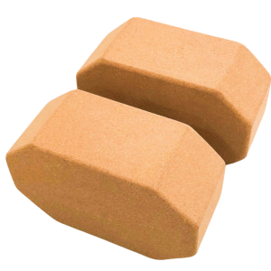 Natural Non-Slip Yoga Blocks Gymnastics Fitness Eco-Friendly Cork Yoga Blocks