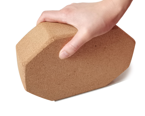 Cork Yoga Block, Solid Natural Cork Exercise Brick to Support and Improve Poses and Flexibility, Pack of 2 - 图片 4