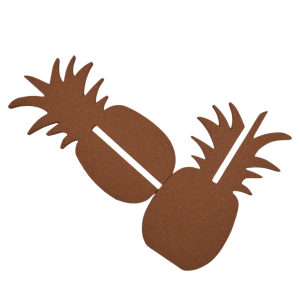 High Quality OEM Decorative Cork Boards Handicrafts Pineapple Shape