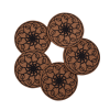 Cork Coasters for Drinks Round 4 inch Drink Coaster Thick Absorbent Heat-Resistant Used for Cold Hot Beverages Glasses Mugs Cups Plants Apartment Decor Bar Table - 图片 5