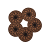 Cork Coasters for Drinks Round 4 inch Drink Coaster Thick Absorbent Heat-Resistant Used for Cold Hot Beverages Glasses Mugs Cups Plants Apartment Decor Bar Table