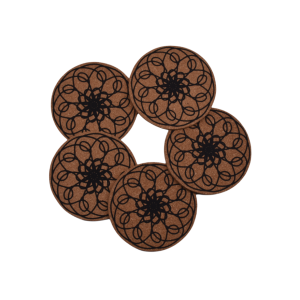 Cork Coasters for Drinks Round 4 inch Drink Coaster Thick Absorbent Heat-Resistant Used for Cold Hot Beverages Glasses Mugs Cups Plants Apartment Decor Bar Table