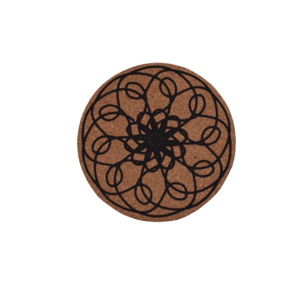 Cork Coasters for Drinks Round 4 inch Drink Coaster Thick Absorbent Heat-Resistant Used for Cold Hot Beverages Glasses Mugs Cups Plants Apartment Decor Bar Table - 图片 6