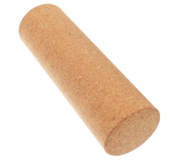 Physical Exercise Cork Roller Portable Yoga Cylinder Back Bend Training for Legs Back Muscles