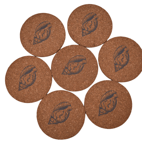 Coasters for Drinks 6 pcs Absorbent Cork Coasters, Coaster for Coffee Table Housewarming Gifts for New Home Present for Friends, Living Room Decor, Apartment Decor - 图片 4