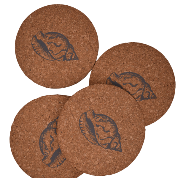 Coasters for Drinks 6 pcs Absorbent Cork Coasters, Coaster for Coffee Table Housewarming Gifts for New Home Present for Friends, Living Room Decor, Apartment Decor - 图片 3