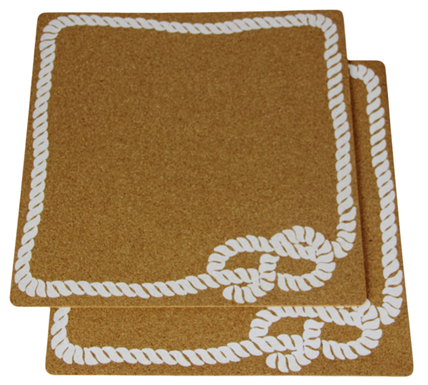 High Density Thick Printed  Cork Placemats for Hot Dishes Customized Size - 图片 5