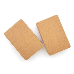 Premium Cork Yoga Block Anti-Slip Surface for Hot Yoga, Pilates, and Meditation