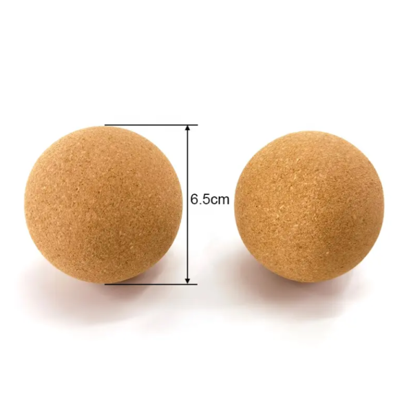Natural Cork Yoga Balls Eco-Friendly Massage and Muscle Recovery Tool - 图片 5