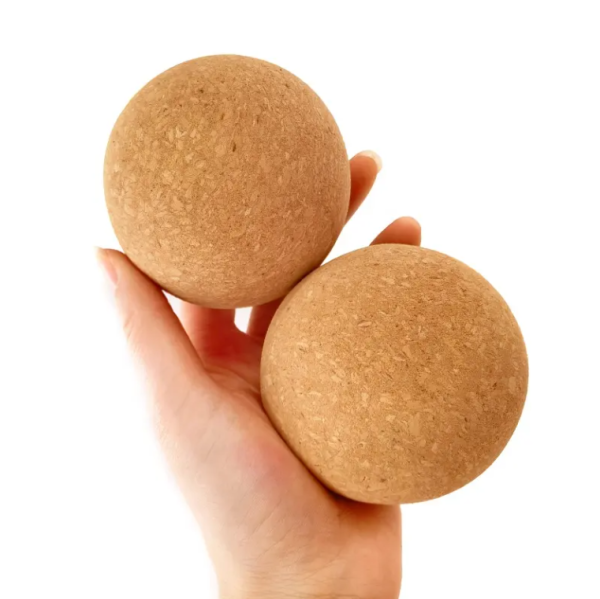 Natural Cork Yoga Balls Eco-Friendly Massage and Muscle Recovery Tool - 图片 4