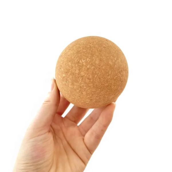 Natural Cork Yoga Balls Eco-Friendly Massage and Muscle Recovery Tool - 图片 3