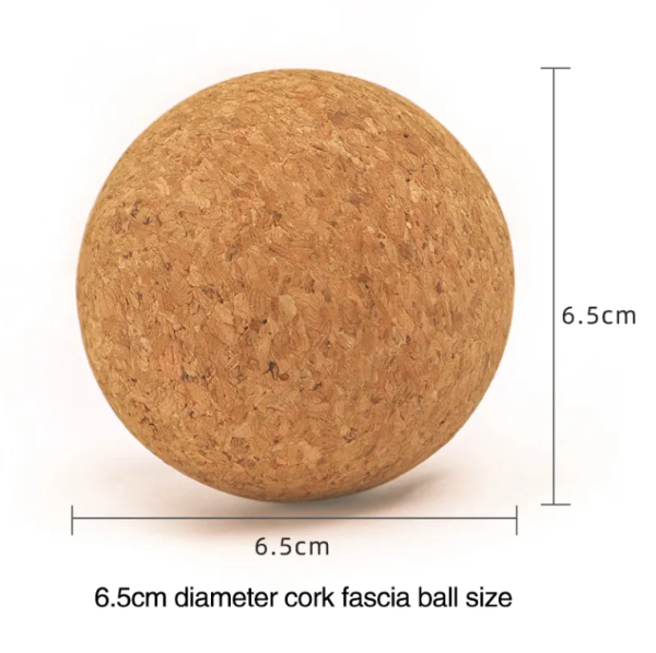 Natural Cork Yoga Balls Eco-Friendly Massage and Muscle Recovery Tool - 图片 2