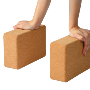 Eco-Friendly Cork Yoga Bricks High-Density Support for Pilates and  Yoga