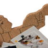USA Map Cork Board With 10 Push Pins Travel Map Cork Bulletin Board - 图片 3