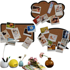 Customized Decorative Customized Shape Natural Cork Bulletin Board Cork Sheet with Premium Quality