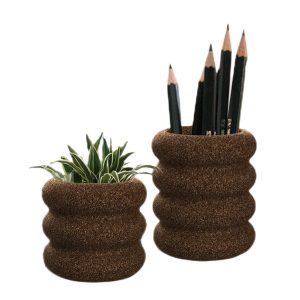 Cork Desk Organizer Cork Pen Holder Office Desktop Tidy Storage