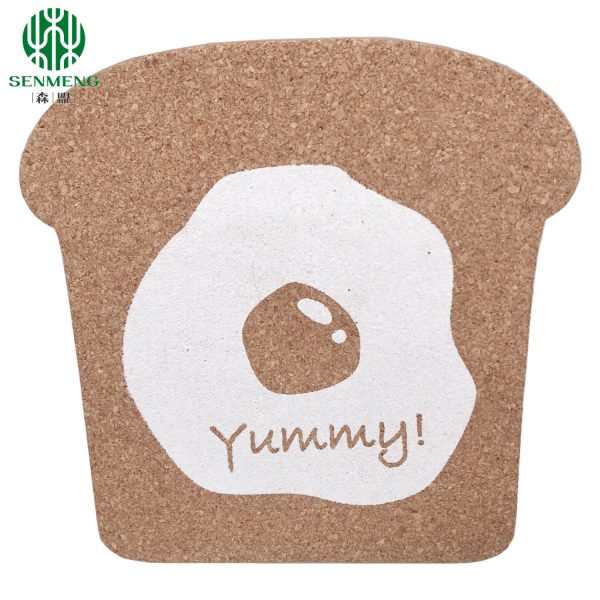 Sustainable Natural Rectangular Heat Insulation Anti-slip Cork Hot Placemats - 图片 5