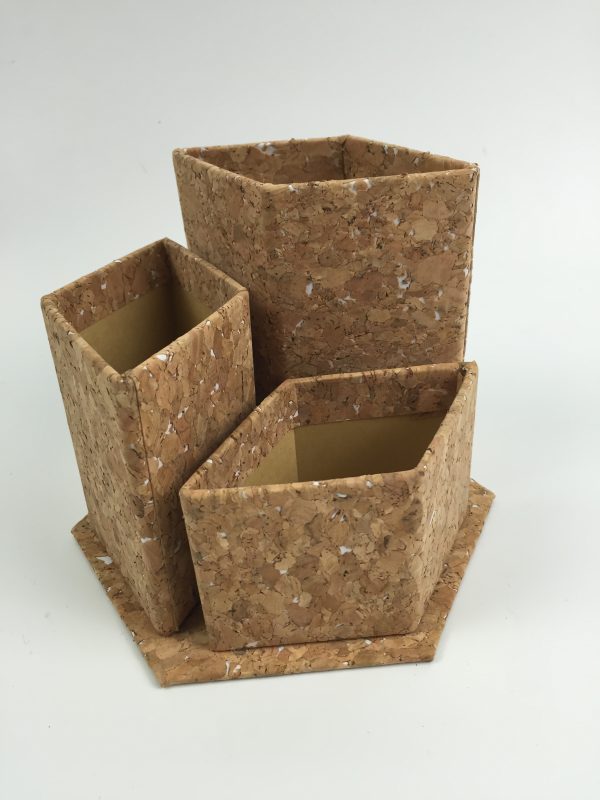 Multi Functional Cork Fabric Pen Holder for Office or Home Use - 图片 6