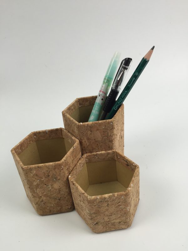 Multi Functional Cork Fabric Pen Holder for Office or Home Use - 图片 4