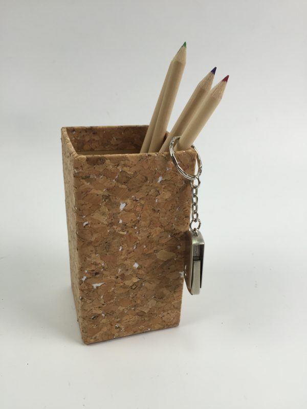 Multi Functional Cork Fabric Pen Holder for Office or Home Use - 图片 2