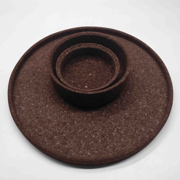 Cork Desk Tray Set Storage Cork Accessory Tray for Storage Box Storing Jewelry