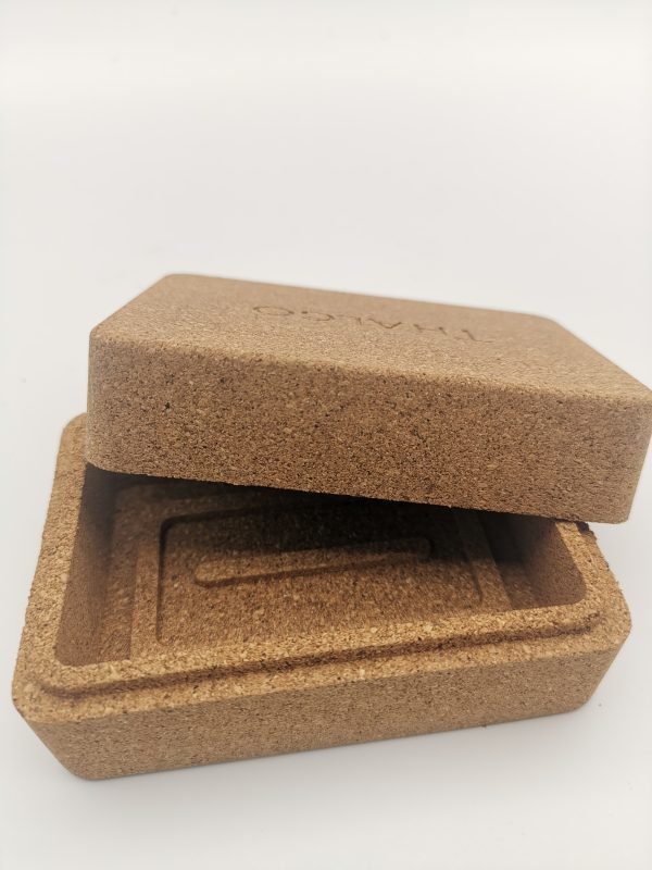 Rectangular Cork Soap Holder Dish Container Box Case For Bathroom Traveling - 图片 6