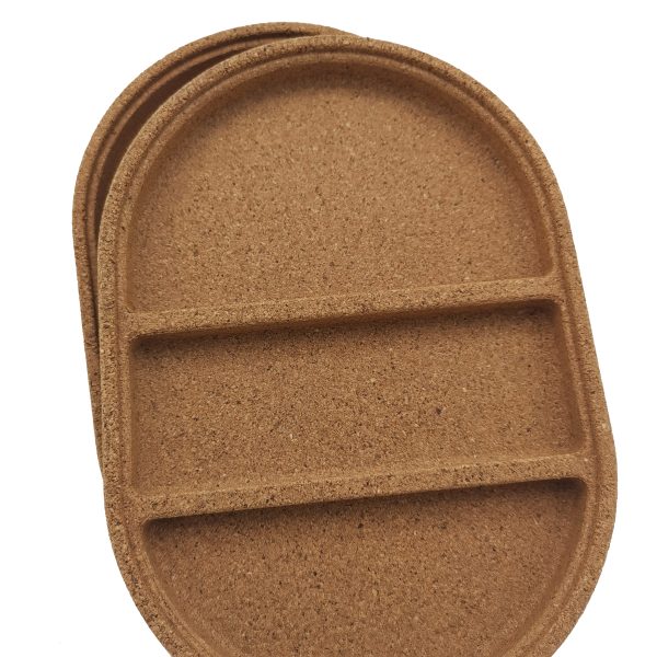 Cork Desk Tray Set Storage Cork Accessory Tray for Storage Box Storing Jewelry - 图片 7