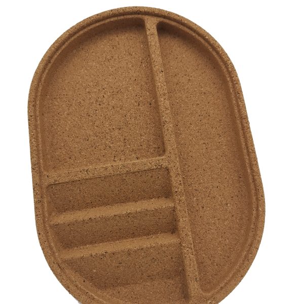 Cork Desk Tray Set Storage Cork Accessory Tray for Storage Box Storing Jewelry - 图片 6