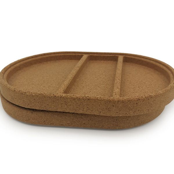Cork Desk Tray Set Storage Cork Accessory Tray for Storage Box Storing Jewelry - 图片 2